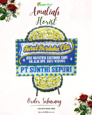 Papan Bunga Duka di Cikarae Thoyyibah
