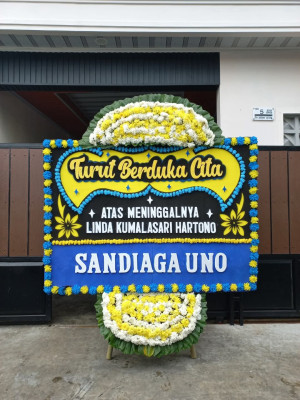 Papan Bunga Duka di Cikarae Thoyyibah